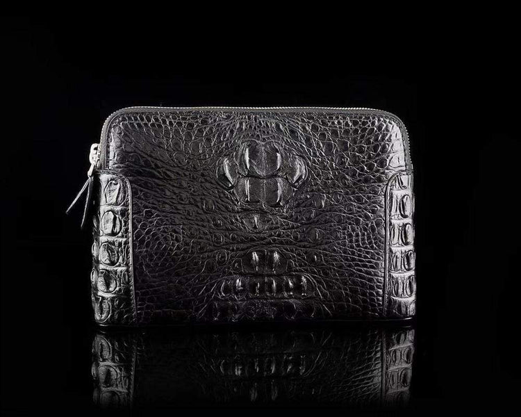Men's Crocodile Cluthes Handbag Bag Coin Purse,Crocodile Bone Leather Clutches