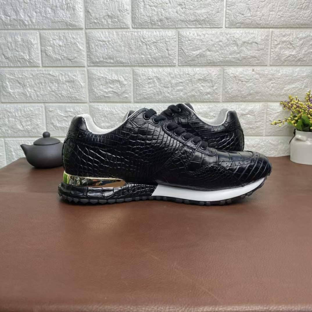 Crocodile Shoes Men's Crocodile Leather Sneakers 2385
