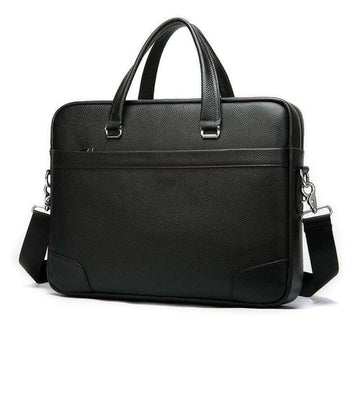 Men's Genuine Leather Laptop Briefcase Messenger Busienss Bags