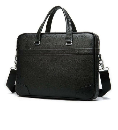 Men's Genuine Leather Laptop Briefcase Messenger Busienss Bags