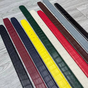 Preorder Matt Nile Crocodile Skin Leather Belt