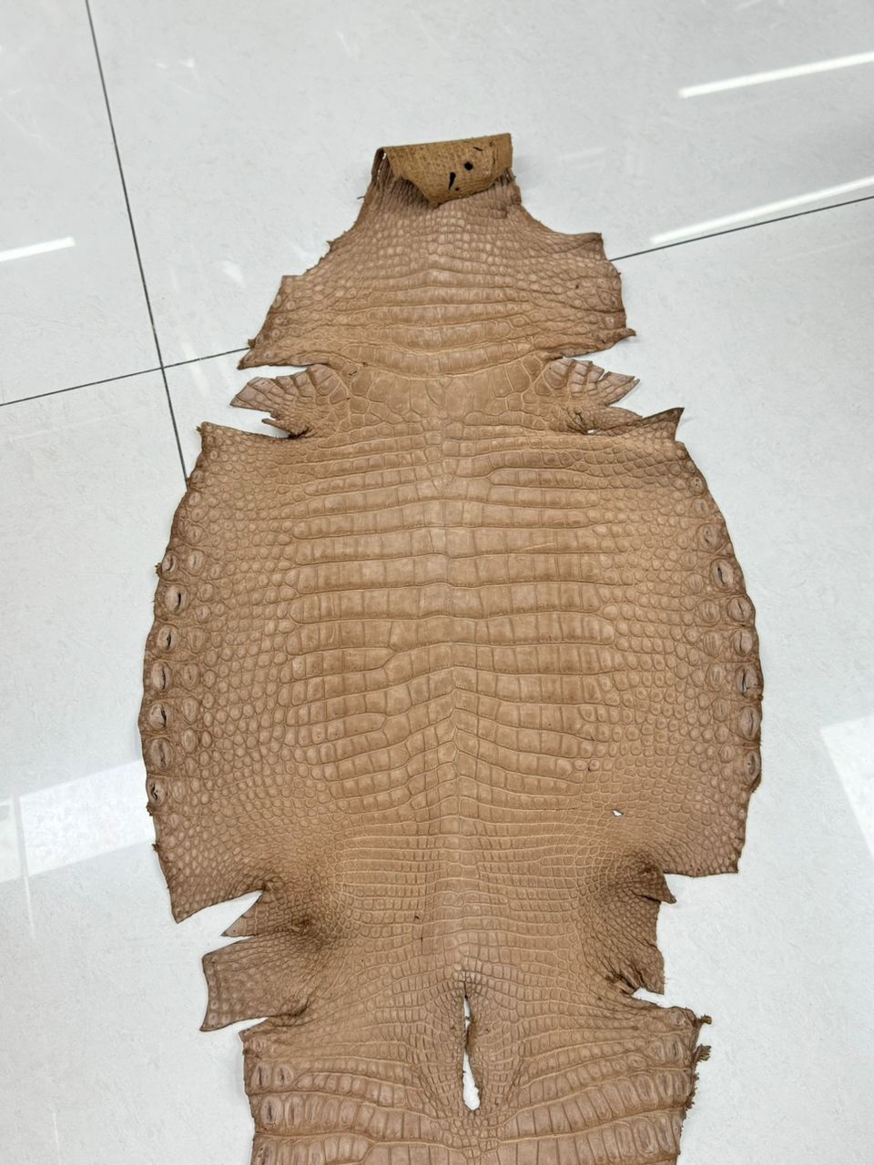 Preorder Nubuck Crocodile Shoes Men's Crocodile Leather Loafers Slip-On Dress Shoes Very Comfortable Beige