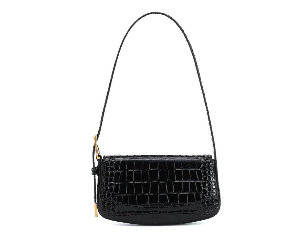 Preorder Crocodile Leather Shoulder Bag With Two Handles For Lady
