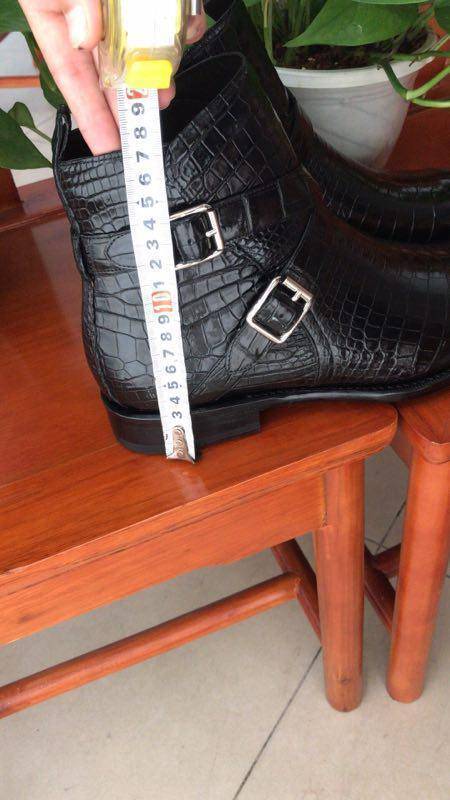 Preorder Exotic Genuine Crocodile Belly Leather Troy Boot
