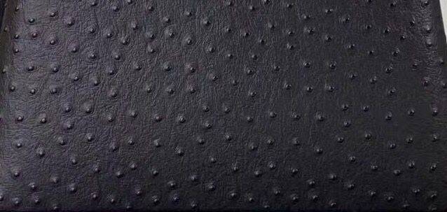 Preorder Men's Ostrich Skin Full Quill Leather Briefcase