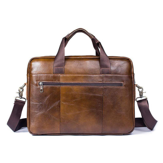 Rossie Viren Handmade Vintage Leather Briefcase For Men