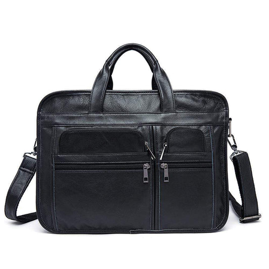 Rossie Viren Men's Casual Leather Briefcase