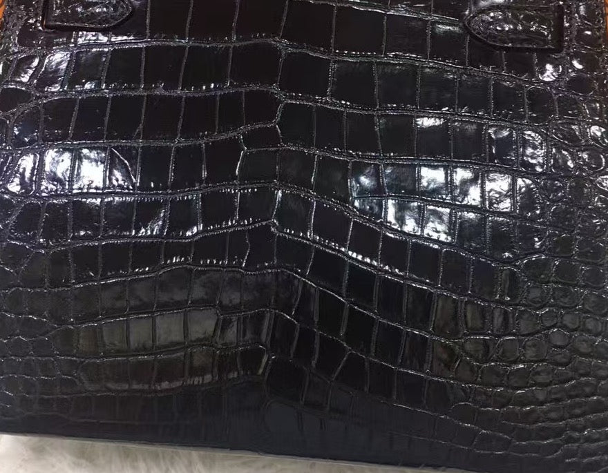 Genuine Crocodile Leather Cigar Case