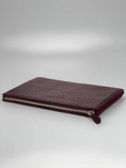 Crocodile Belly Leather Large Ipad Case,Clutch Bag