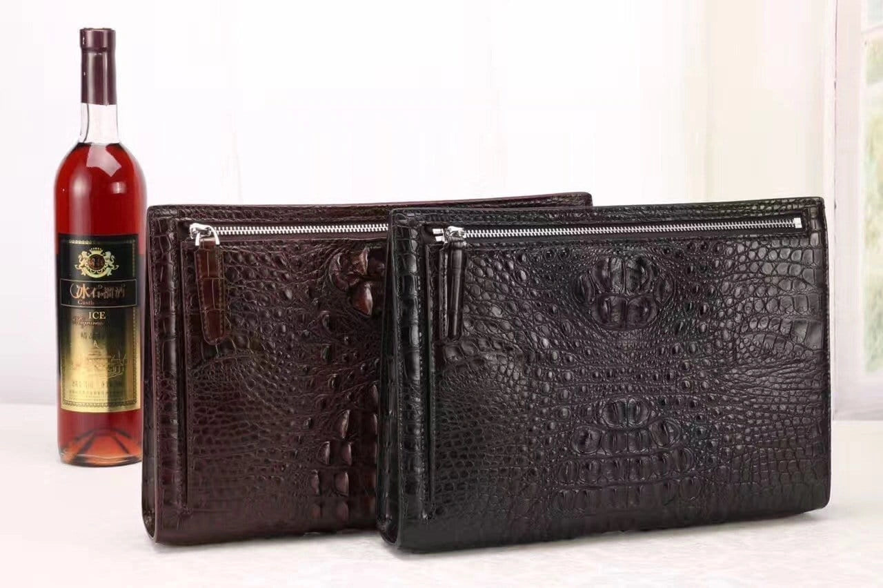 Crocodile Wallet & Clutch