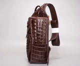 Preorder Sling Bag,Genuine  Crocodile Leather Large Shoulder Chest Pack Crossbody Bag Travel Daypack