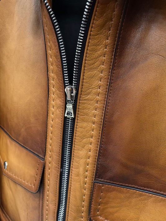 Mens Jackets , Leather Jacket, Vintage Brown Leather Jackets