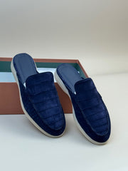 Nubuck Crocodile Leather Slippers ,Men's Crocodile Leather Slippers Very Comfortable