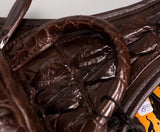 Preorder Sling Bag,Genuine  Crocodile Leather Large Shoulder Chest Pack Crossbody Bag Travel Daypack
