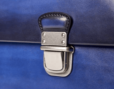 Vintage Cowhide Leather Envelop Briefcases, Business Bags  And Laptop Computer Handbags