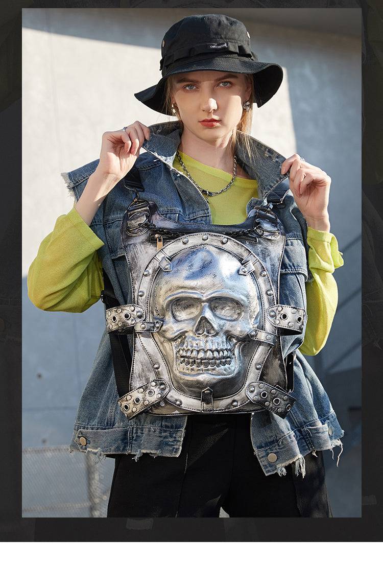 3D Bags Fashion Skull Backpack