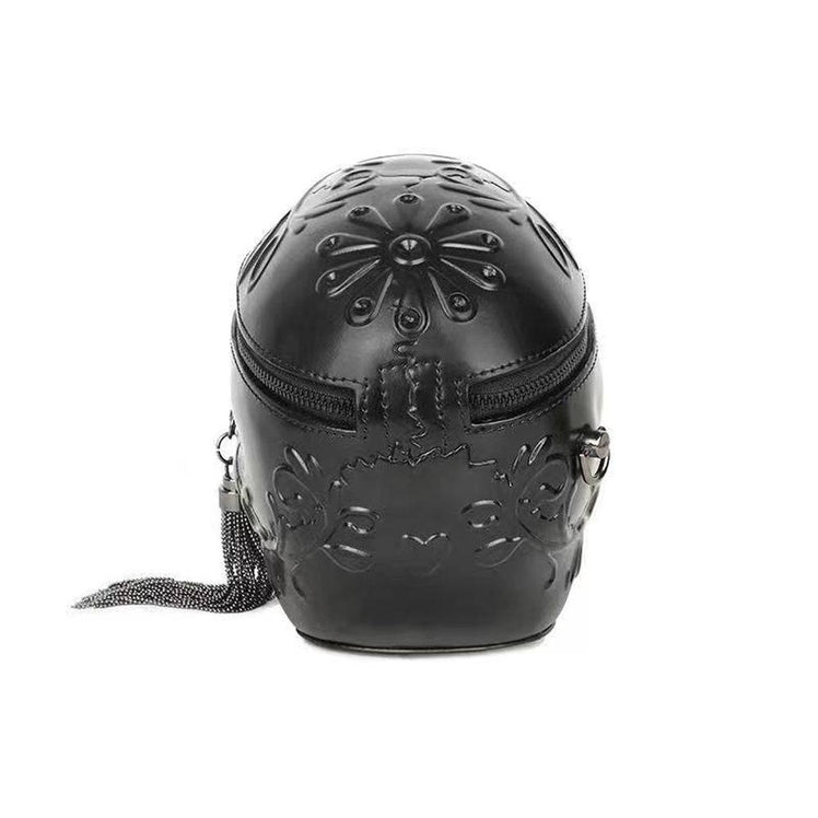 3D Bags Skull Messenger Shoulder Handbag Small Black