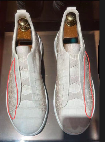 Perorder Crocodile Shoes Himalayan Genuine Crocodile Skin Leather Sneakers