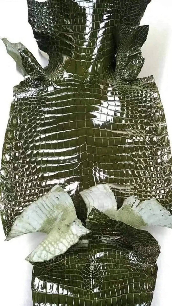 Crocodile  Skin Belly Leather Colorway
