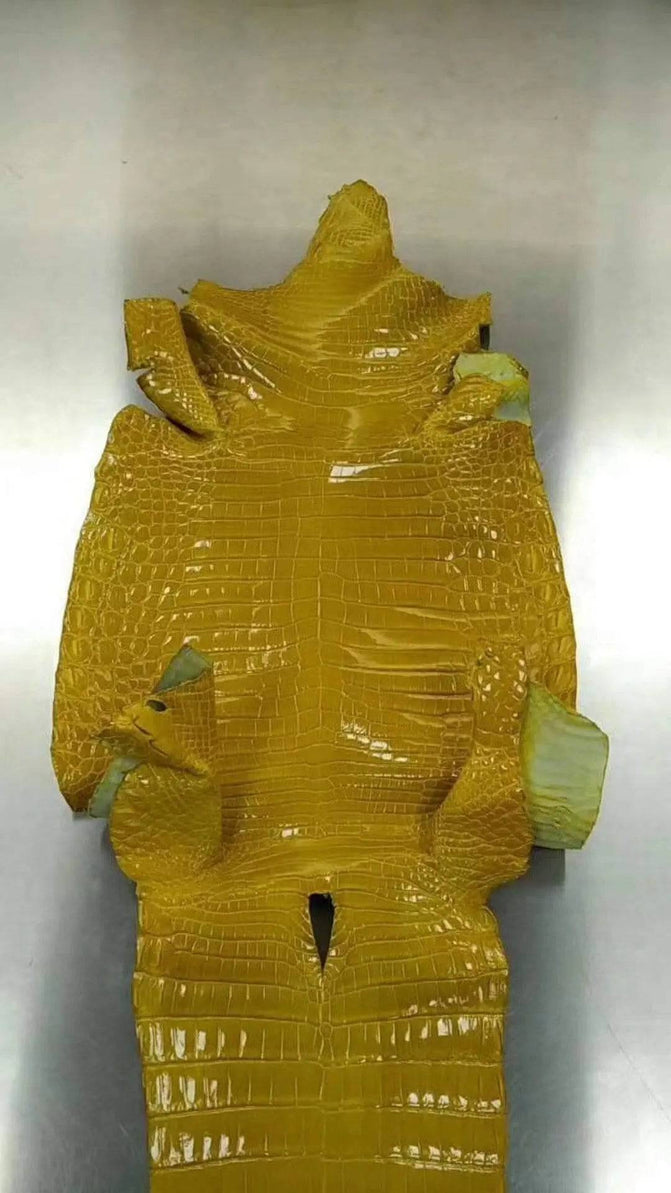 Crocodile  Skin Belly Leather Colorway