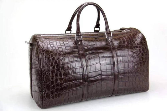 Crocodile Belly Small Super  Travel Duffel Bag