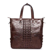 Crocodile Leather  Simple Square  Tote bags
