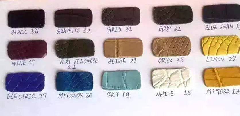 Crocodile Skin Leather Colorway