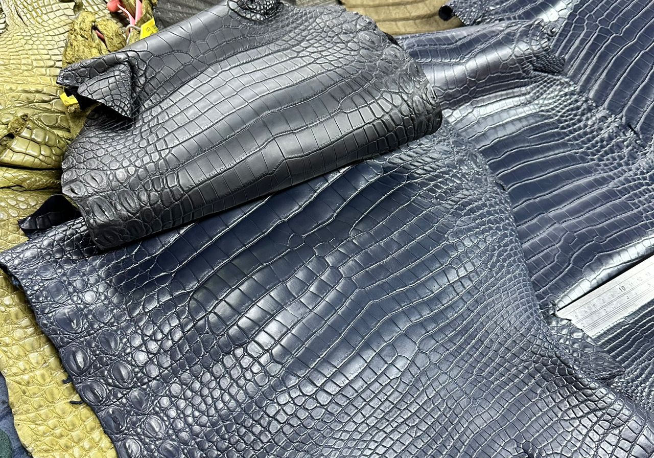 Preorder Crocodile Skin Belly Leather Sneakers