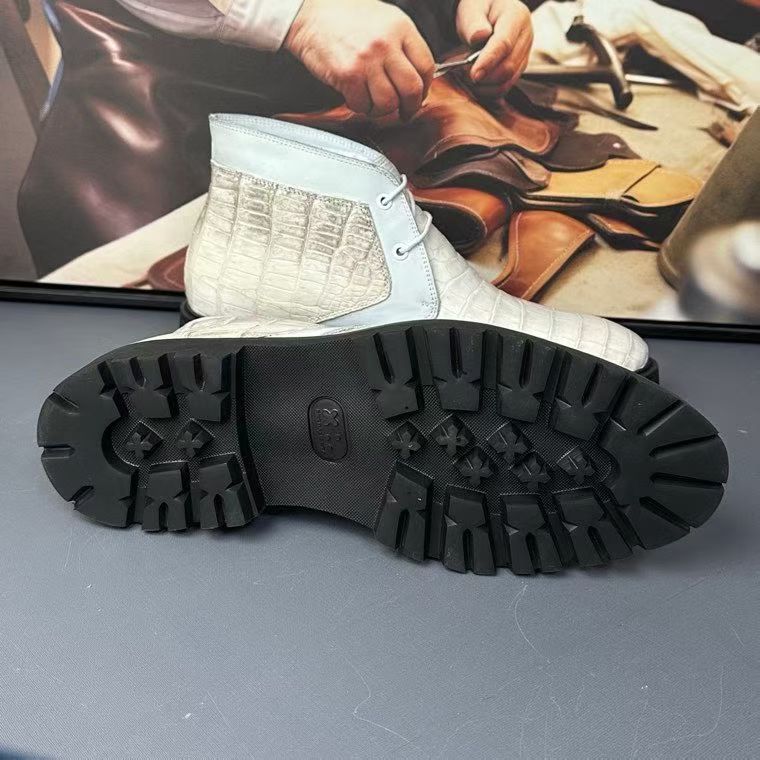 Crocodile Boots , Genuine Crocodile Leather Boots Himalayan