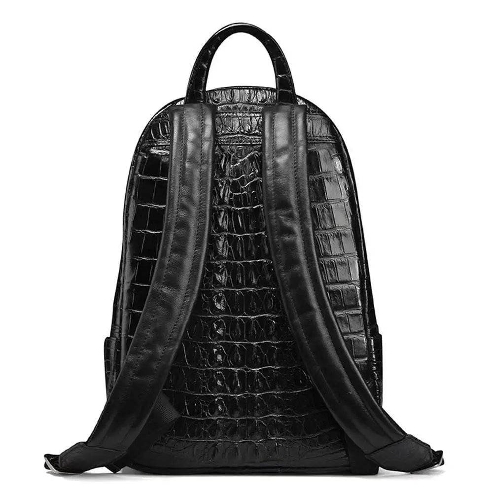 Genuine Crocodile Bone Leather Backpack For Men & Women