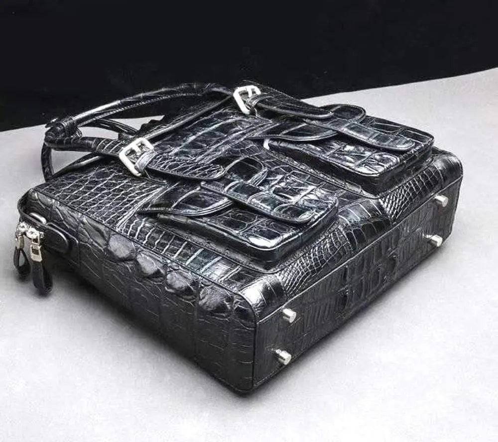 Genuine Crocodile Briefcase, Laptop Bag,Business Bag