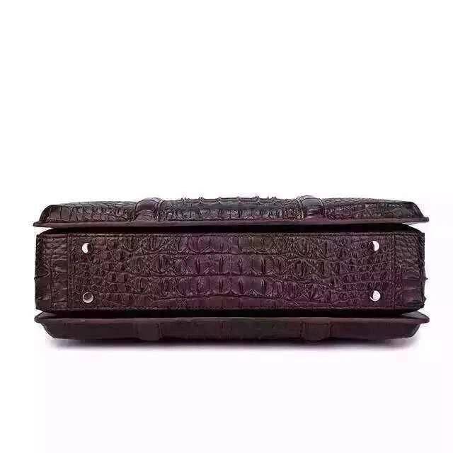 Genuine Crocodile Leather Briefcase