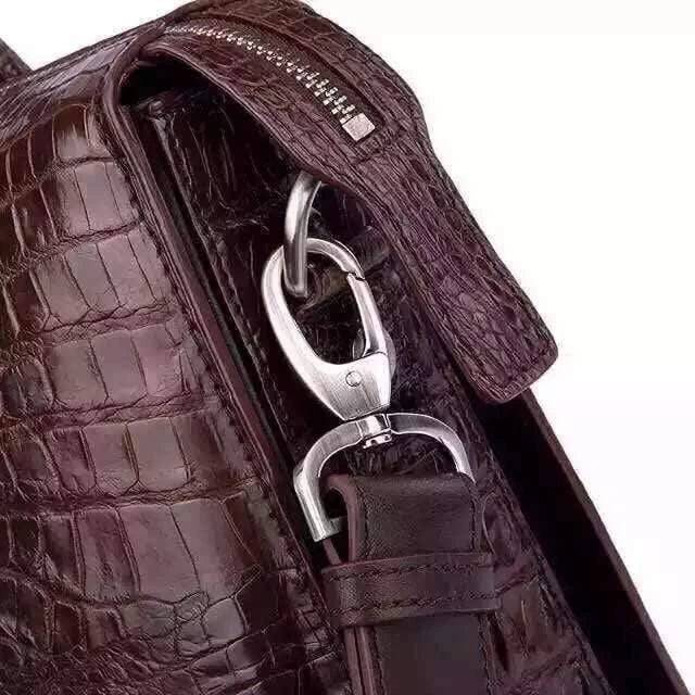 Genuine Crocodile Leather Briefcase