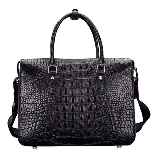 Genuine Crocodile Leather Briefcase