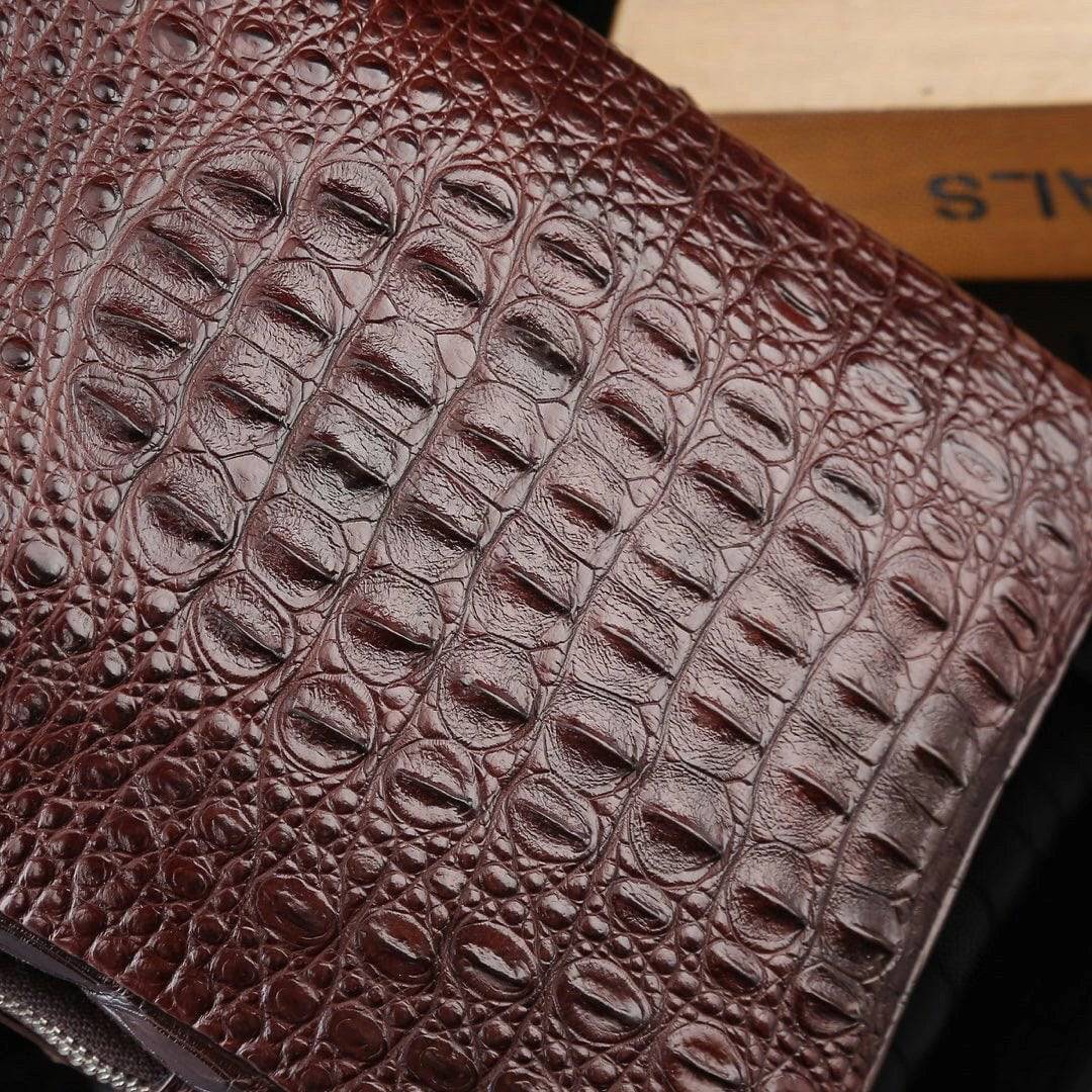 Genuine Crocodile Leather Mens Sling Chest Bag Bag