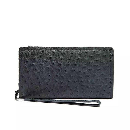 Genuine Ostrich Leather Clutch