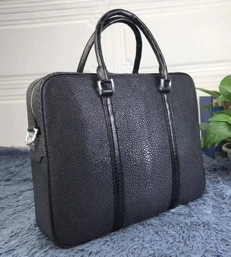 GenuinePearl Stingray Leather Briefcase