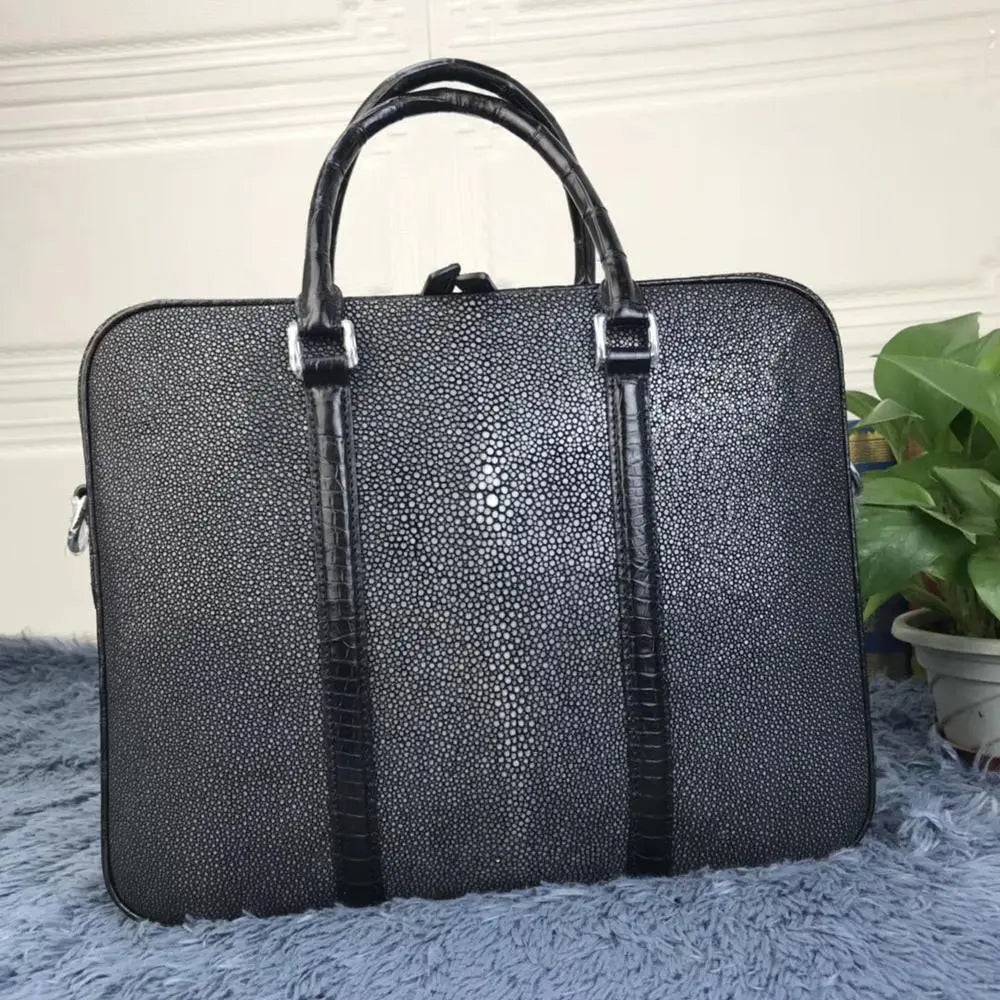 GenuinePearl Stingray Leather Briefcase