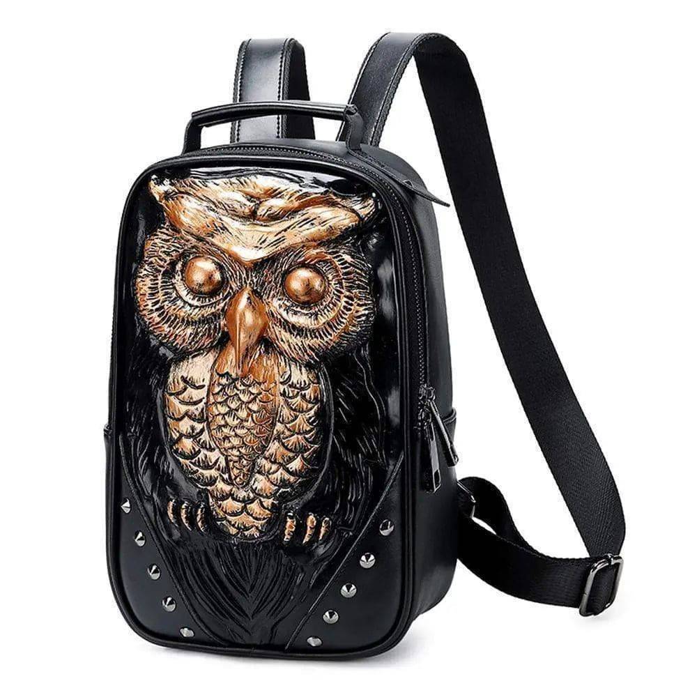 Hip Hop 3D Owl Backpack, Fashion Owl Backpack