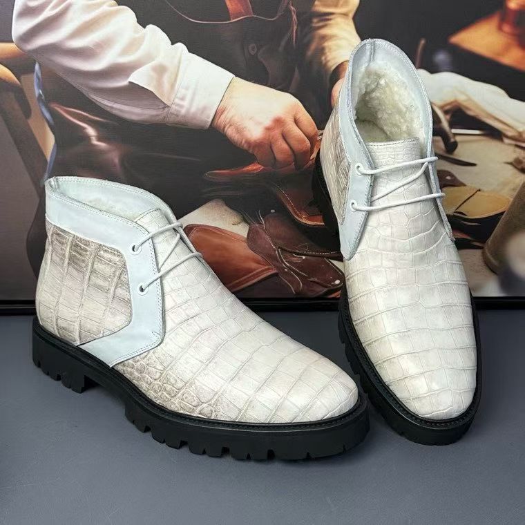 Crocodile Boots , Genuine Crocodile Leather Boots Himalayan