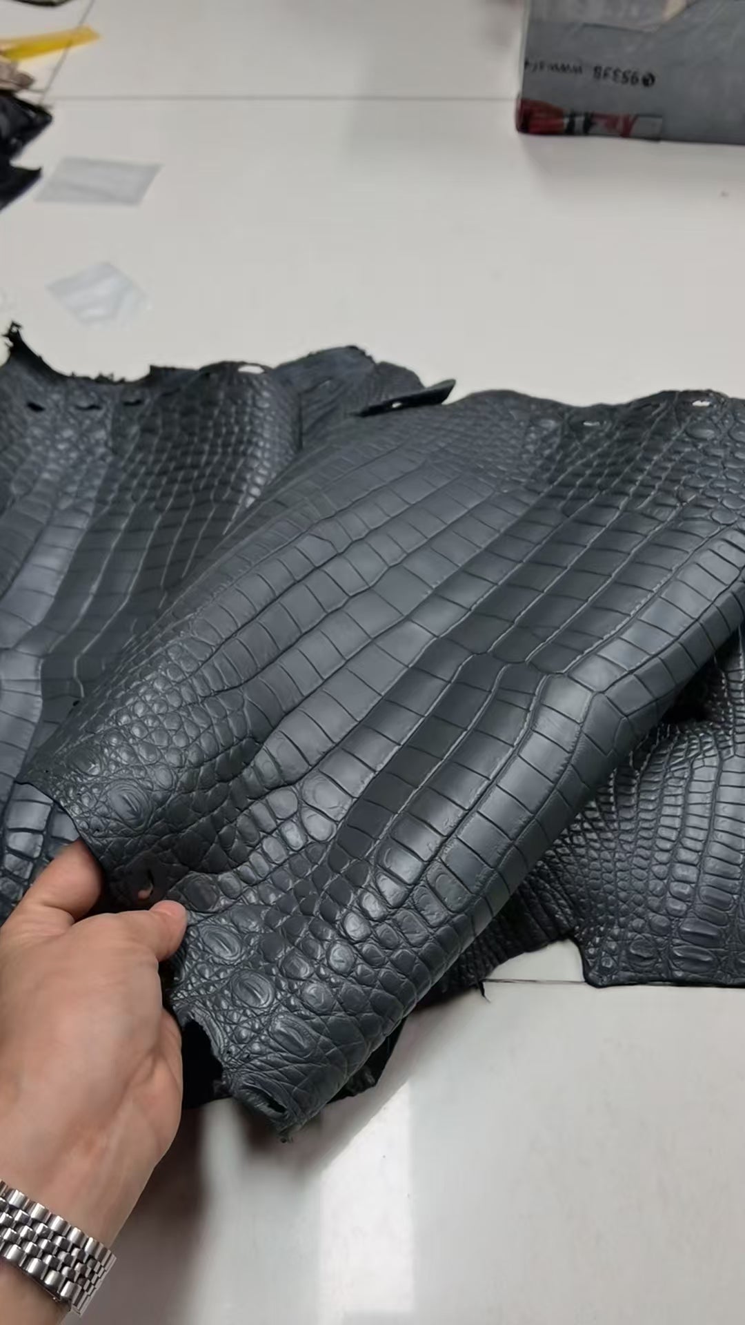 Preorder Crocodile Shoes Genuine Crocodile Skin Leather Sneakers