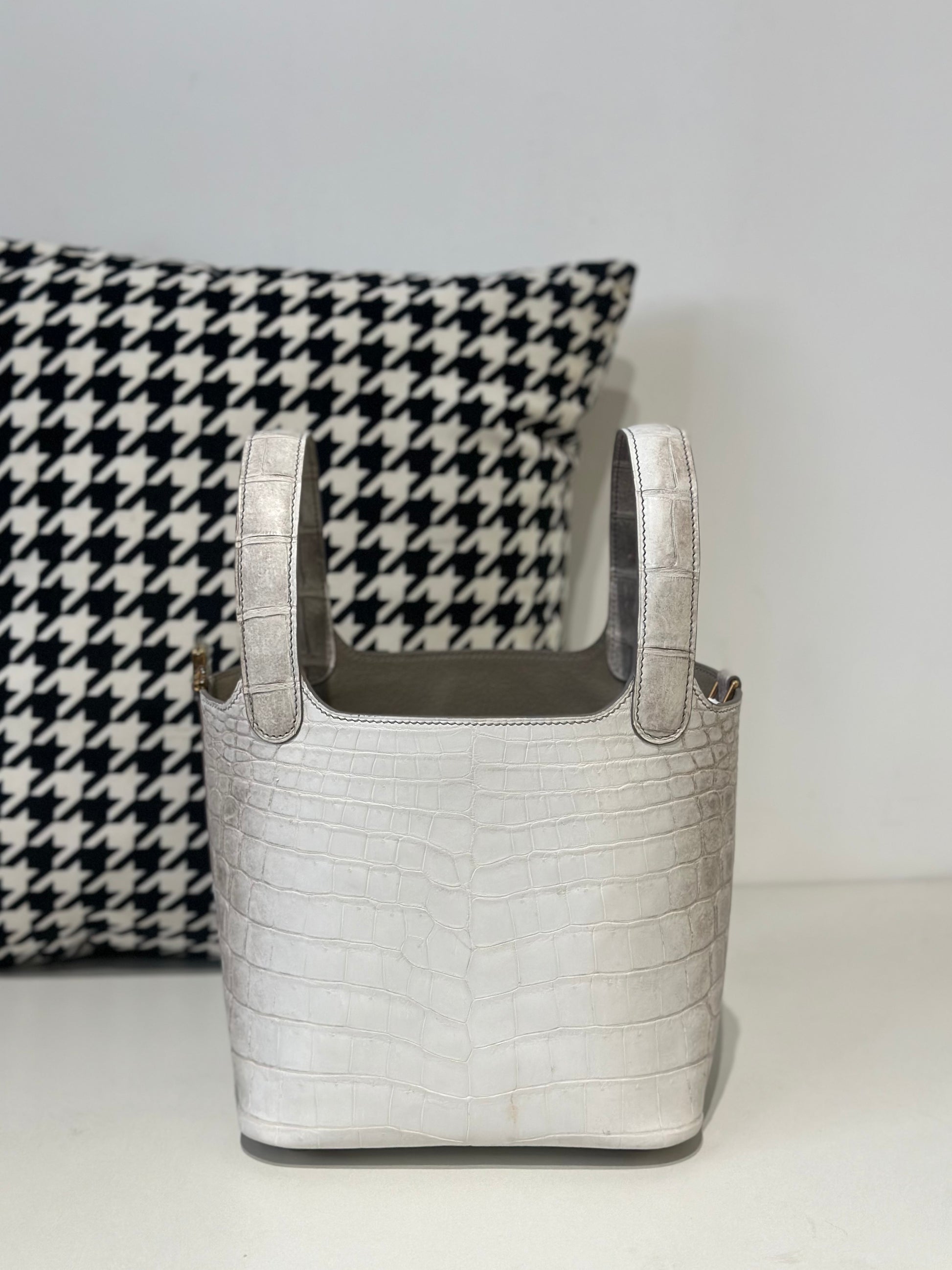 Women's Genuine Crocodile Skin Leather Small Cross Body Bag Himalayan