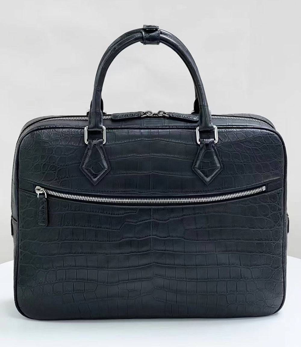 Genuine Crocodile Skin Leather Briefcase 3158