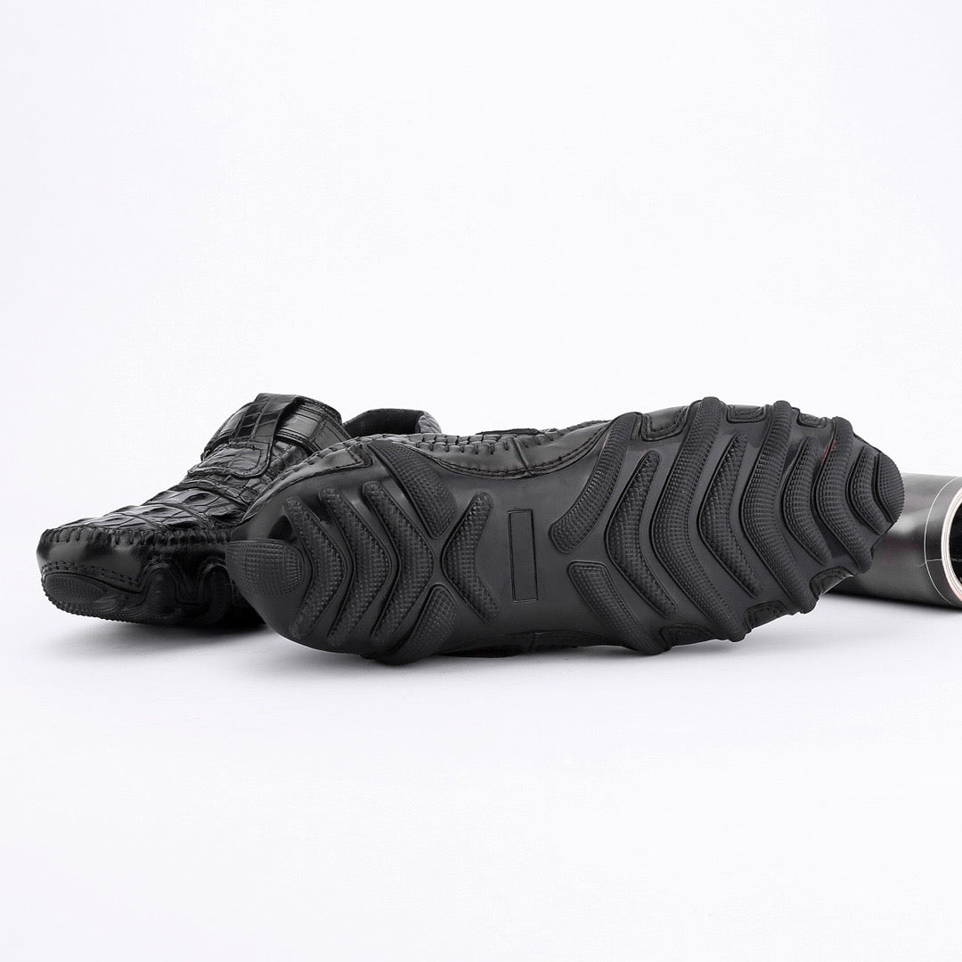 Crocodile Shoes Crocodile Leather Loafers Casual Driving Shoes