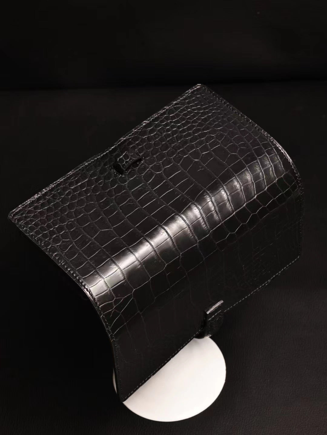 Genuine Crocodile Leather Cigar Bag