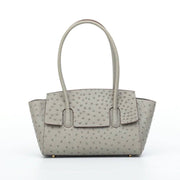 Womens  Ostrich Leather Large Shopper Shopping  Bag