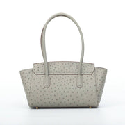 Womens  Ostrich Leather Large Shopper Shopping  Bag