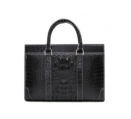 Genuine Crocodile Leather Briefcase