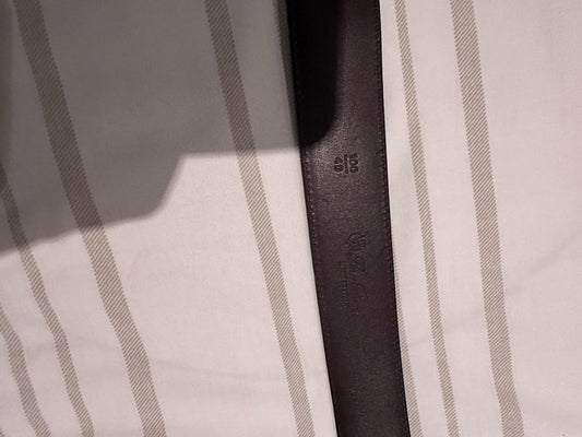 Vintage Crocodile Skin Leather Belt