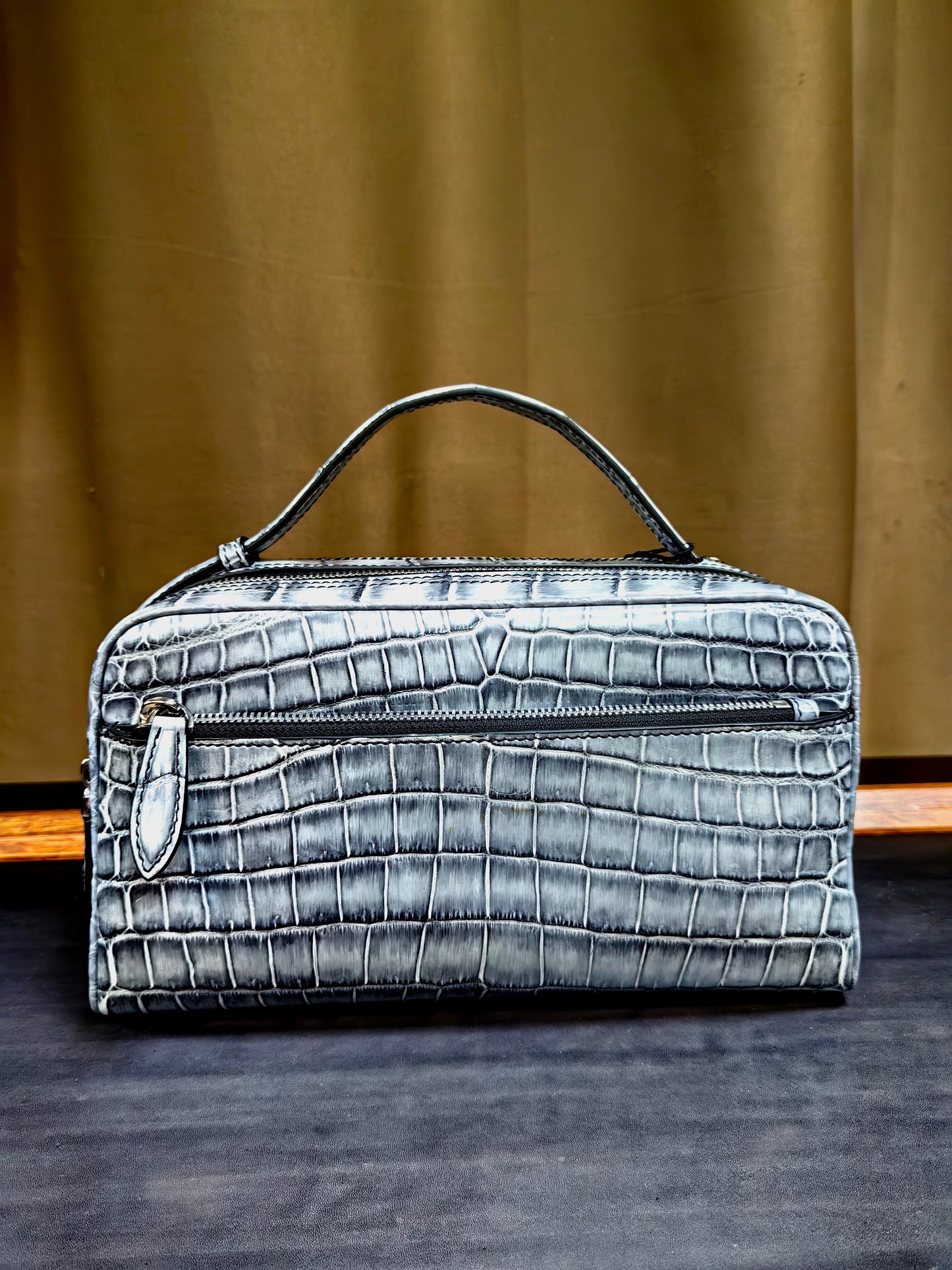 Genuine Crocodile Leather Classic Clutch Bag